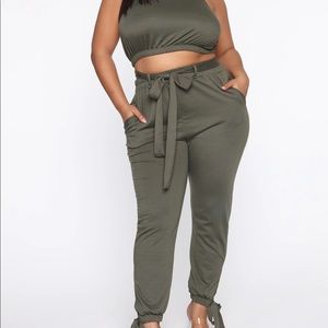 Rest and play pant set fashion nova